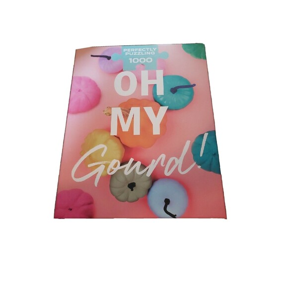 Perfectly puzzling  Oh my gourd! Pastel Pumpkin Puzzle 1000 Piece Fall Autumn - Picture 1 of 7